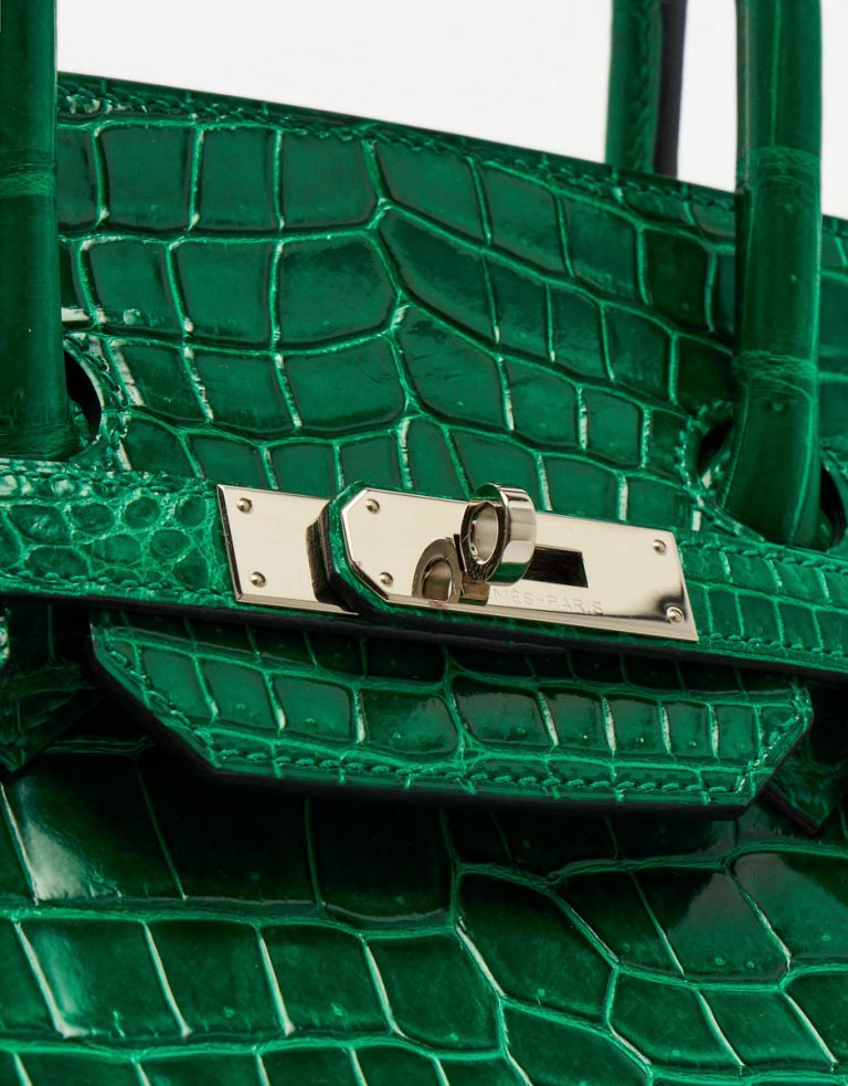 Hermès Birkin 35 Crocodile Porosus Vert Émeraude