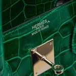 Hermès Birkin 35 Crocodile Porosus Vert Emeraude