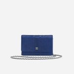 Ein vorgeliebtes Chanel Wallet On Chain Python Blau auf SACLÀB