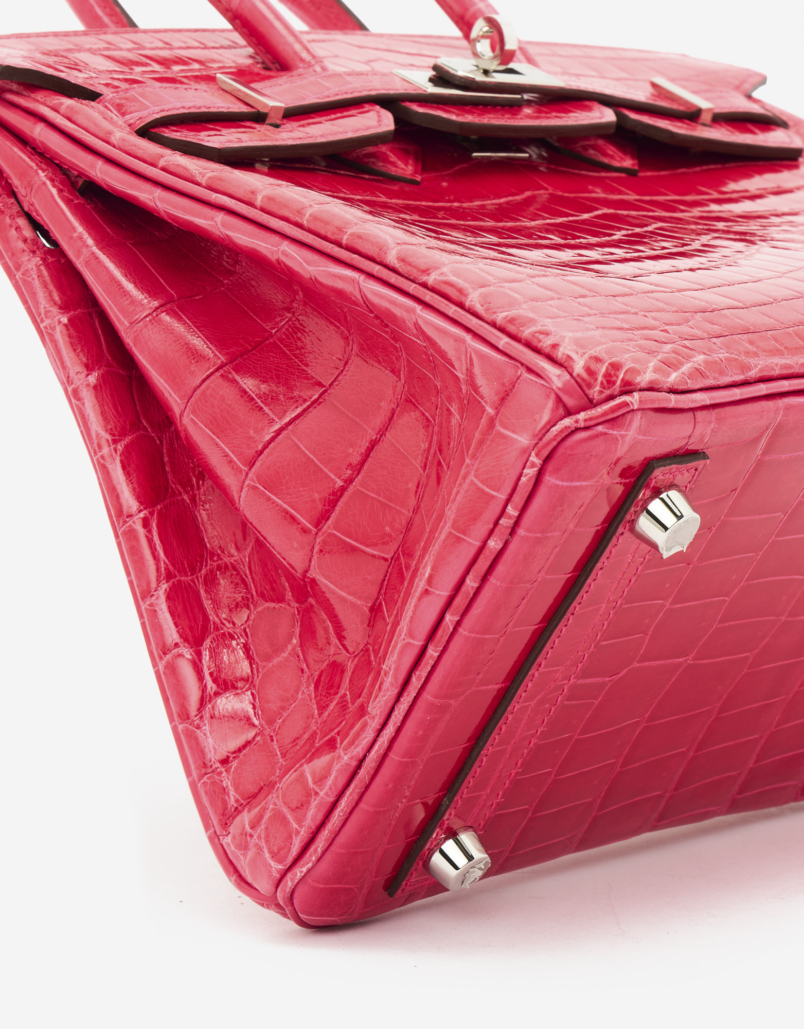 Hermès Birkin 25 Rose Scheherazade Porosus Crocodile Palladium Hardwar –  ZAK BAGS ©️