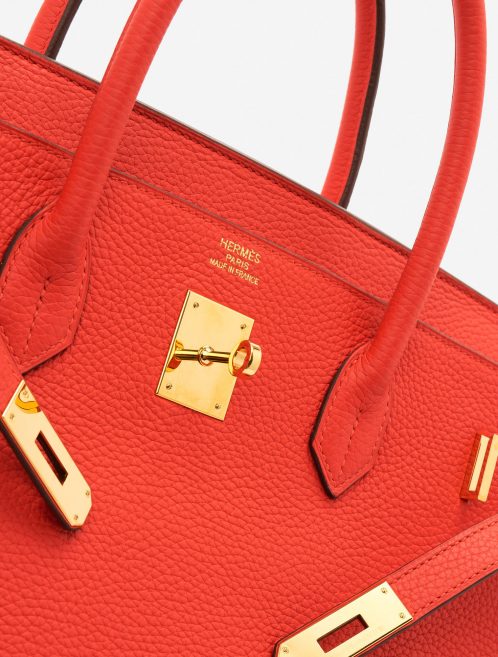 Gebrauchte Hermès Tasche Birkin 40 Togo Rouge Tomate Rot | Verkaufen Sie Ihre Designer-Tasche auf Saclab.com