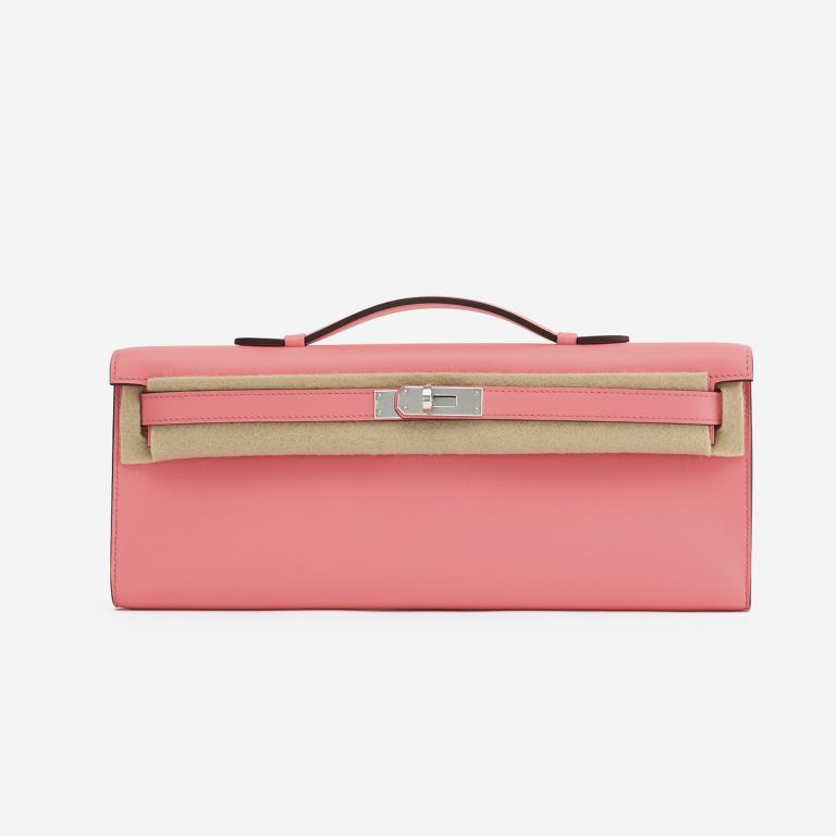 Hermès Kelly Cut Clutch Swift Rose d’Ete