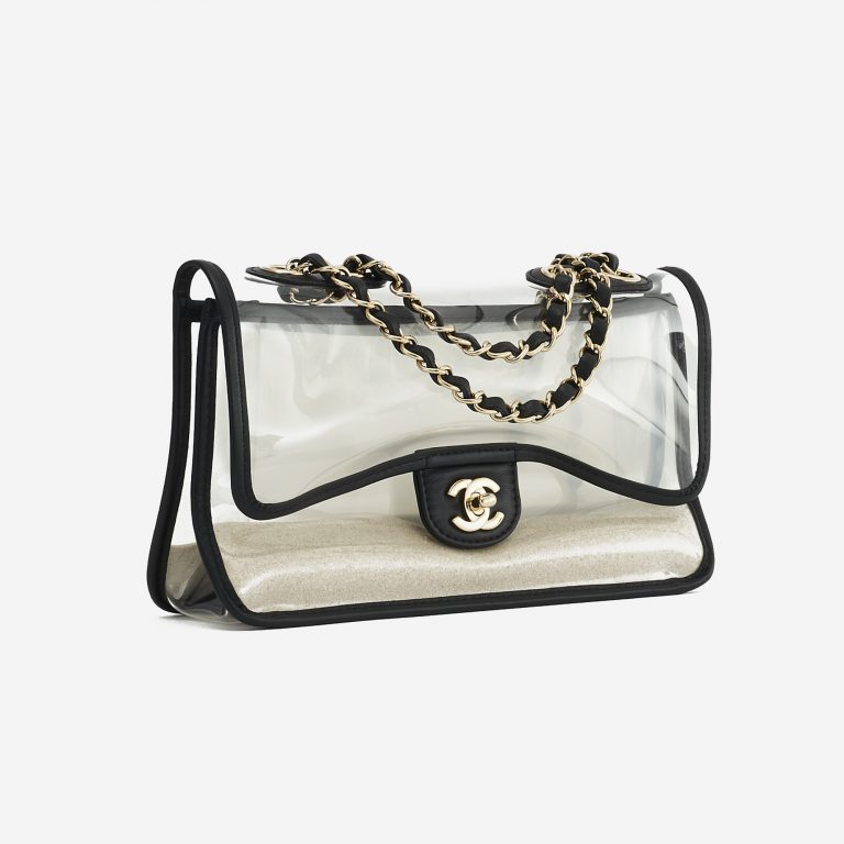 Eine beliebte Chanel Timeless mittelgroße Tasche PVC &#039;Sand By The Sea&#039; auf SACLÀB