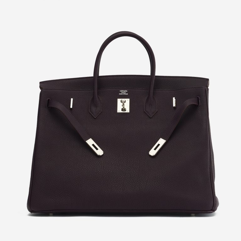 Un Hermès Birkin 40 Clémence Raisin d'occasion sur SACLÀB