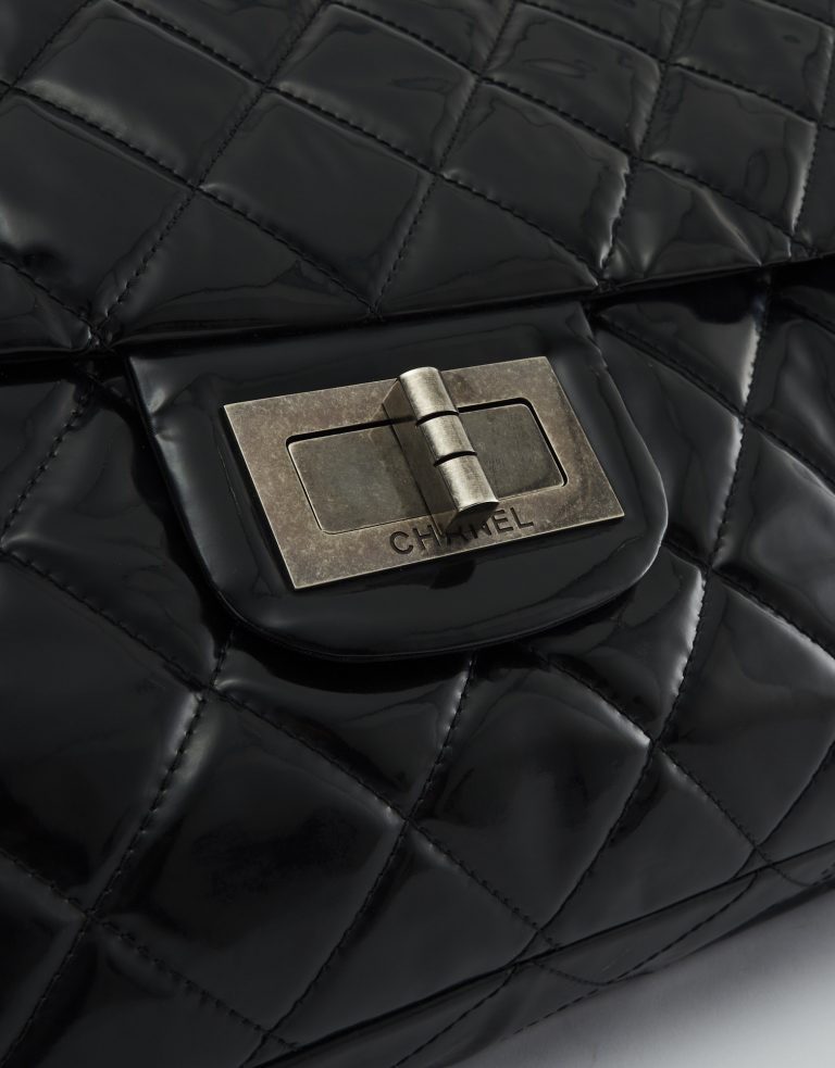 Chanel 2.55 Large Vinyl Black | SACLÀB