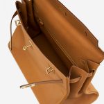 Pre-owned Hermès bag Kelly 50 Ardennes Natural Beige, Brown | Sell your designer bag on Saclab.com