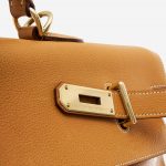 Pre-owned Hermès bag Kelly 50 Ardennes Natural Beige, Brown | Sell your designer bag on Saclab.com