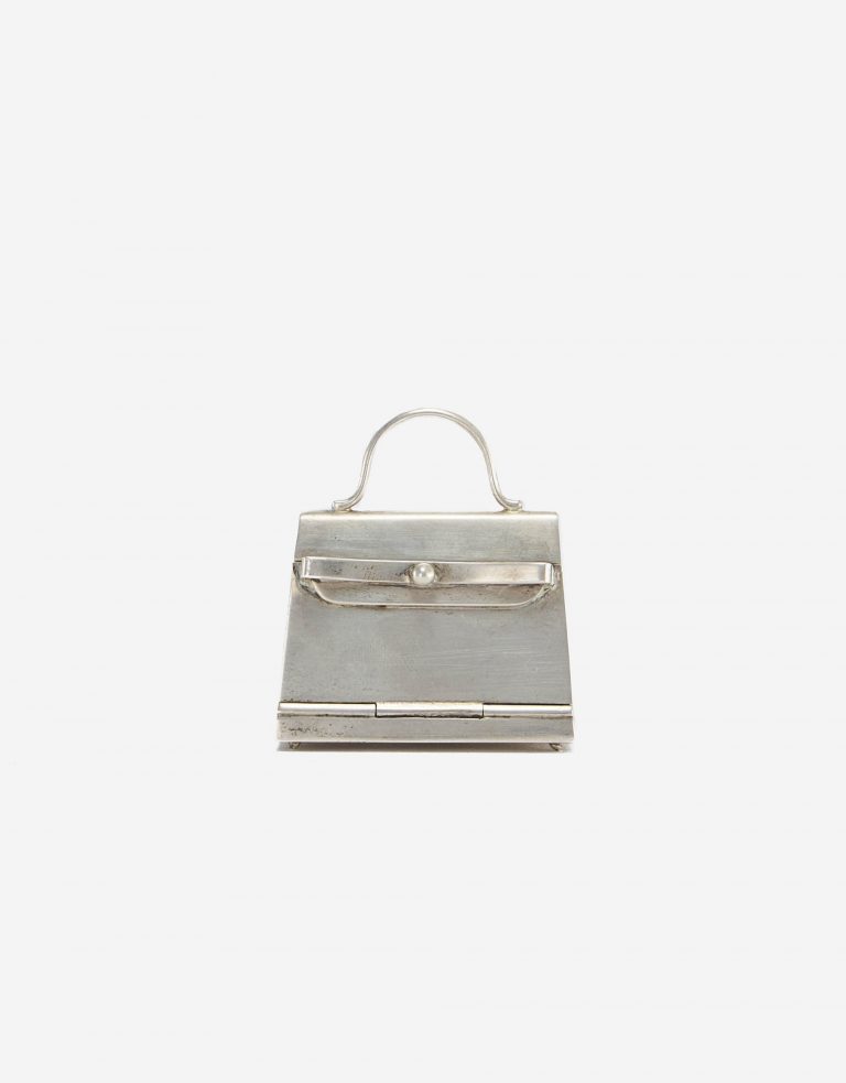 Gebrauchte Hermès Tasche Kelly Sterling Silber Pillenetui Silber | Verkaufen Sie Ihre Designer-Tasche auf Saclab.com
