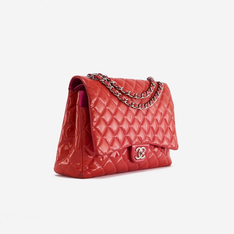 Pre-owned Chanel bag Timeless Maxi Patent Leather Red Red | Sell your designer bag on Saclab.com