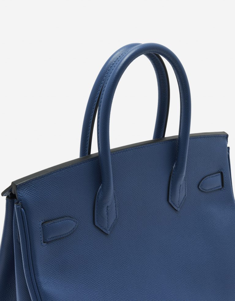 Pre-owned Hermès bag Birkin 30 Epsom Bleu Agate Blue | Sell your designer bag on Saclab.com