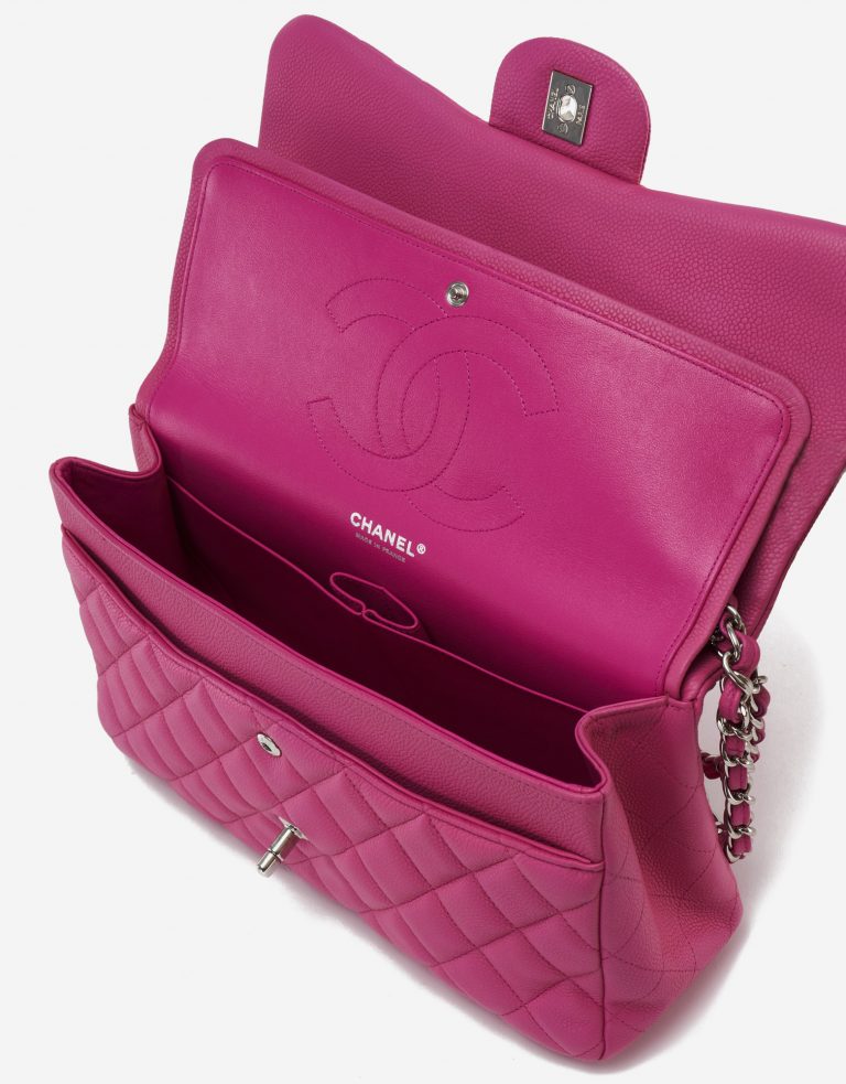 Pre-owned Chanel bag Timeless Jumbo Caviar Pink Pink | Sell your designer bag on Saclab.com