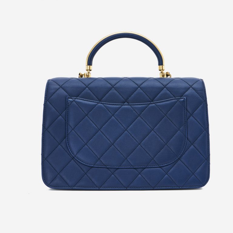 Chanel Handle Medium Lamb Blue