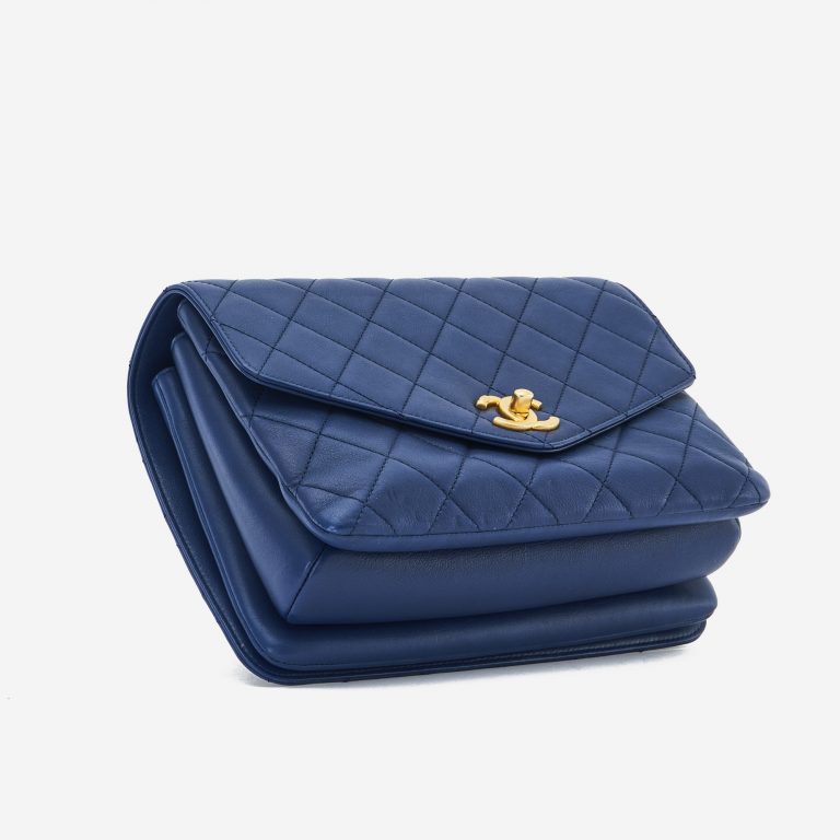 Chanel Handle Medium Lamb Blue