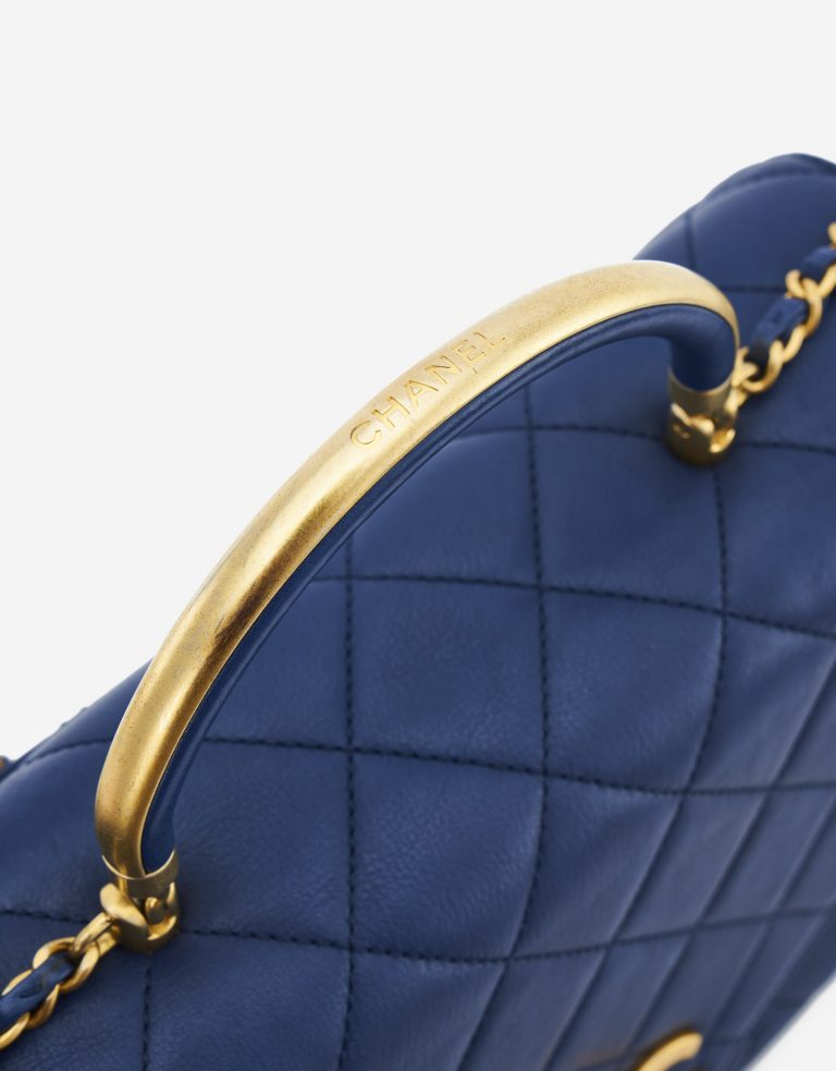 Chanel Handle Medium Lamb Blue