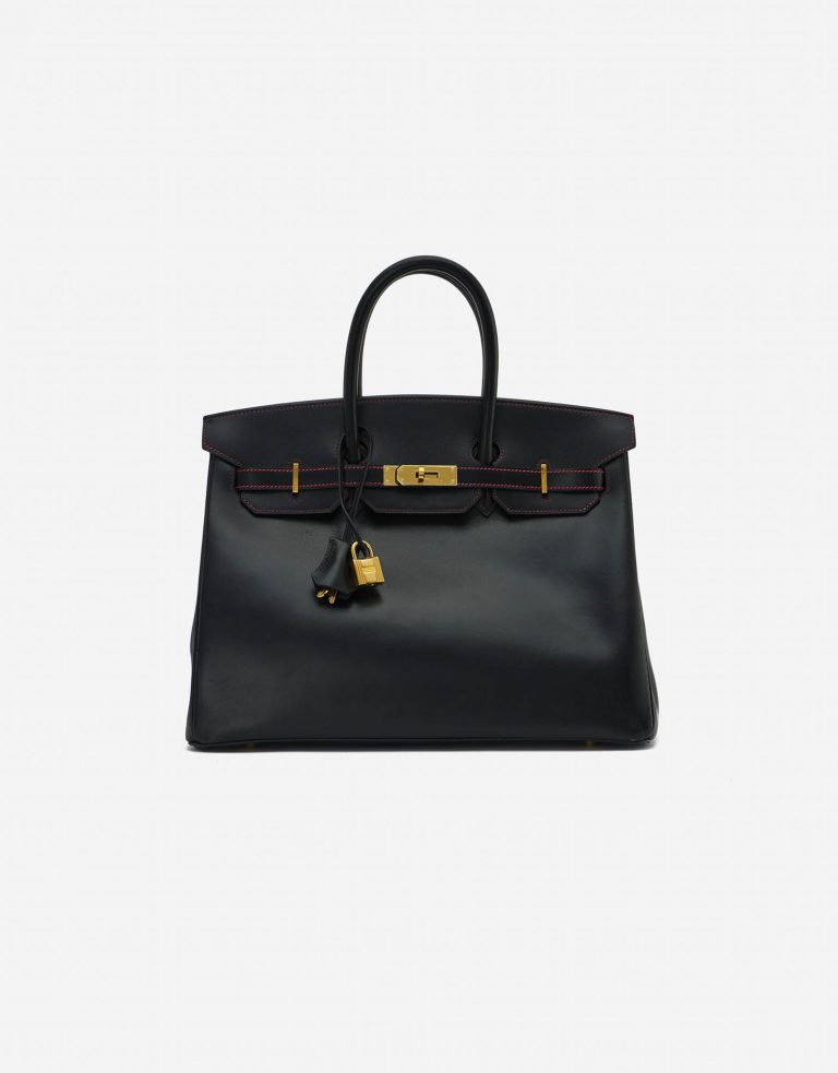 Hermès Birkin 35 Box Black / Rouge H