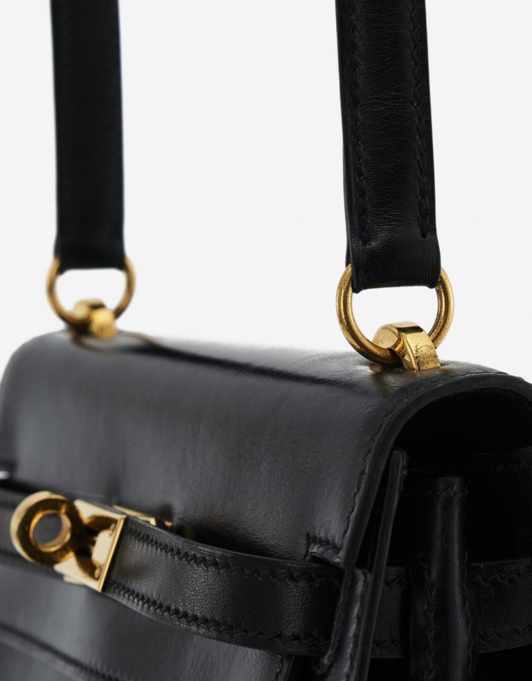 Hermès Kelly 20 Box Black | SACLÀB