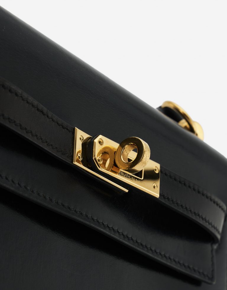 Hermès Kelly 20 Box Black | SACLÀB