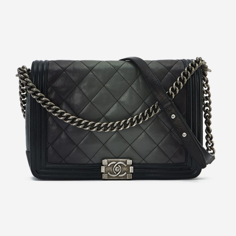 Chanel Boy Medium Black / Grey