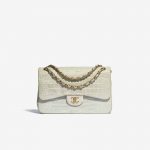 Chanel Timeless Jumbo pre-loved Flap Bag Grey SACLÀB