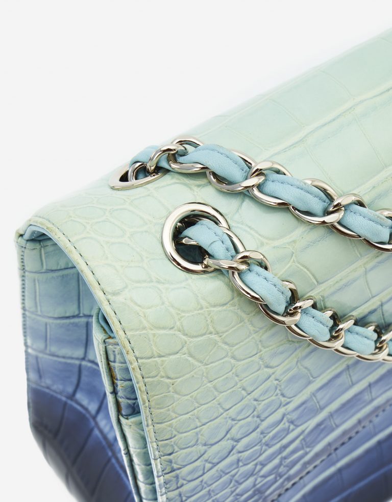 Chanel Timeless Jumbo Alligator Blue