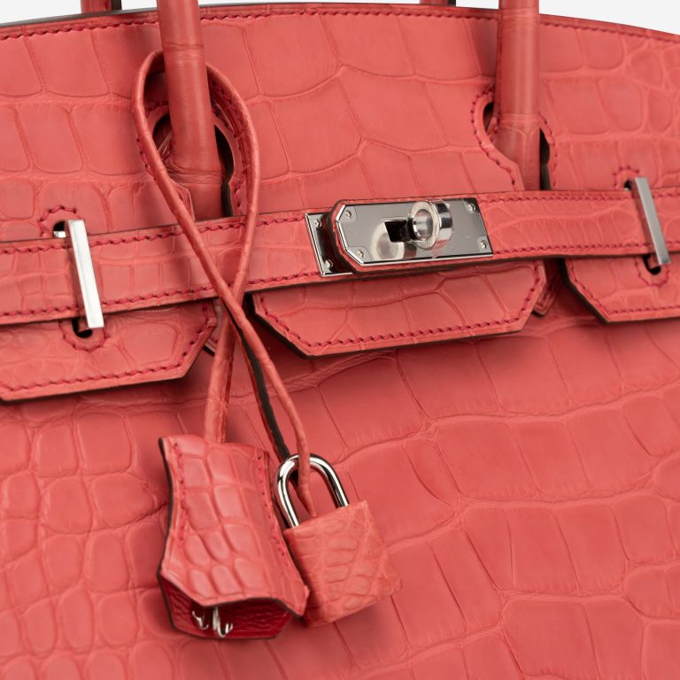 Hermès Birkin 30 Alligator Bougainvillier