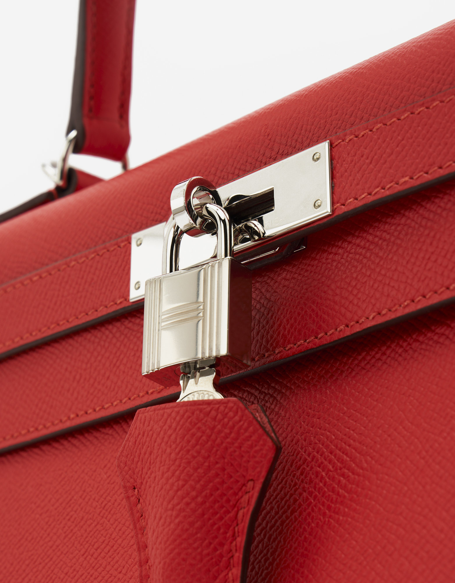 Hermes Kelly Sellier Bag 28cm Rouge Tomate Epsom Gold Hardware