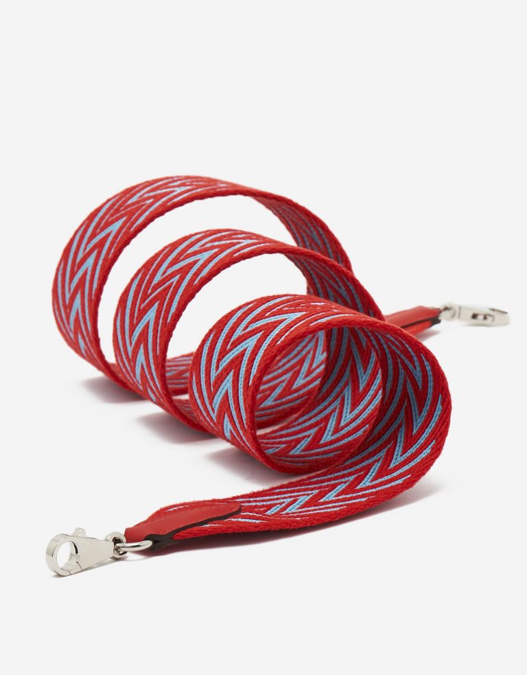 Hermès Strap Toile Red/Blue