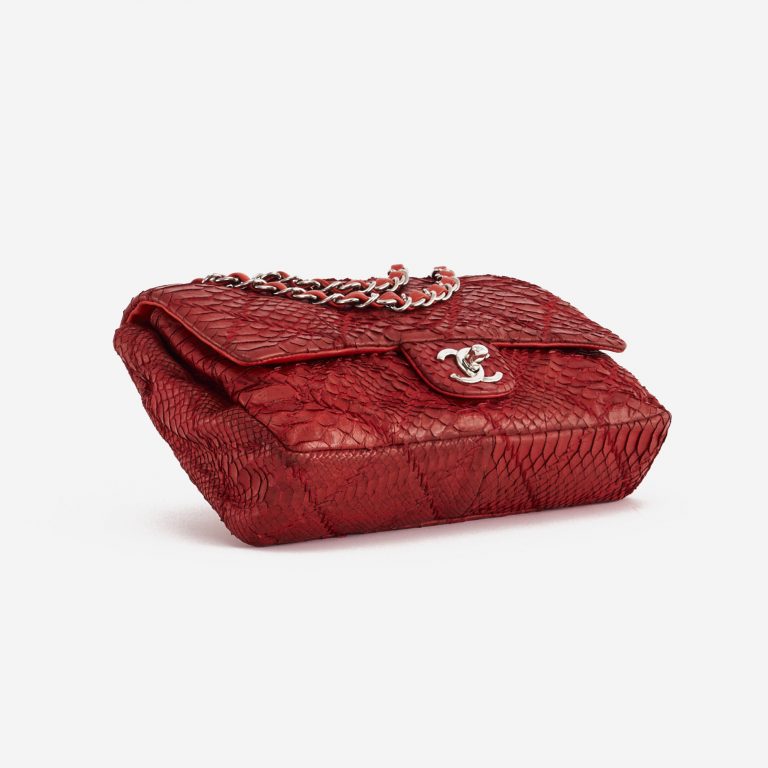 Chanel Timeless Medium Python Red