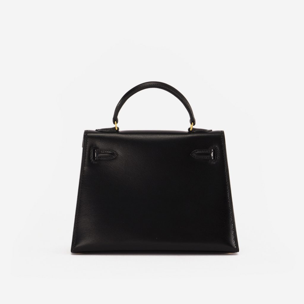 Hermès Kelly 15 Box Black | SACLÀB