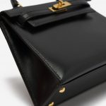 Pre-owned Hermès bag Kelly 15 Box Black Black | Sell your designer bag on Saclab.com