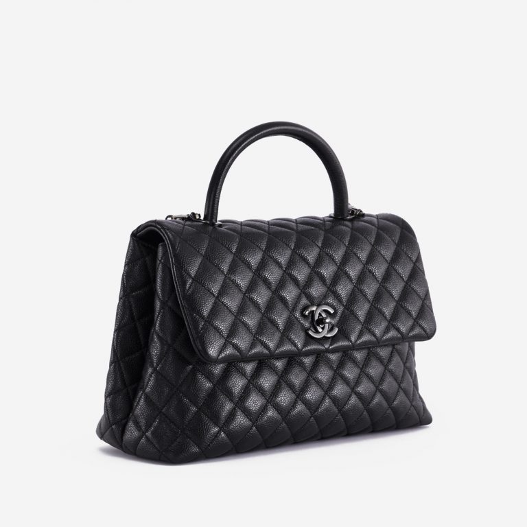 Chanel Handle Large Caviar So Black