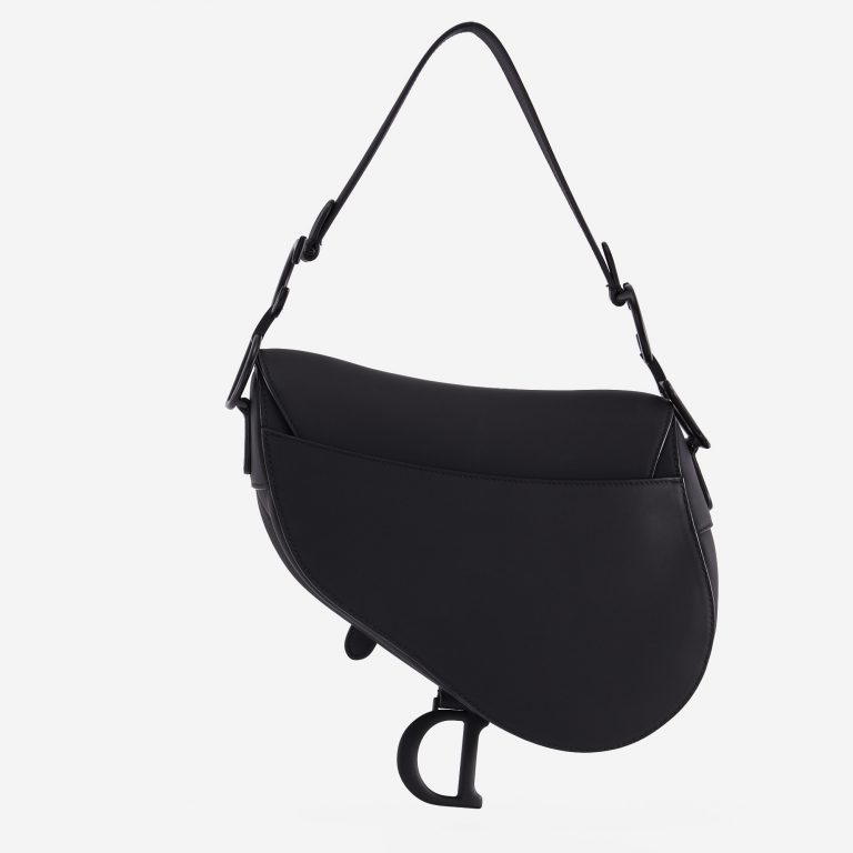 Dior Saddle Medium Calf Ultra Matte Black