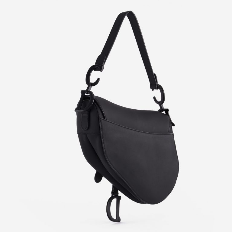 Dior Saddle Medium Calf Ultra Matte Black