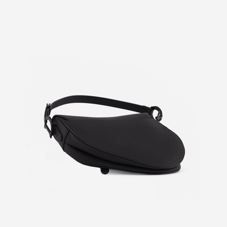 Dior Saddle Medium Calf Ultra Matte Black