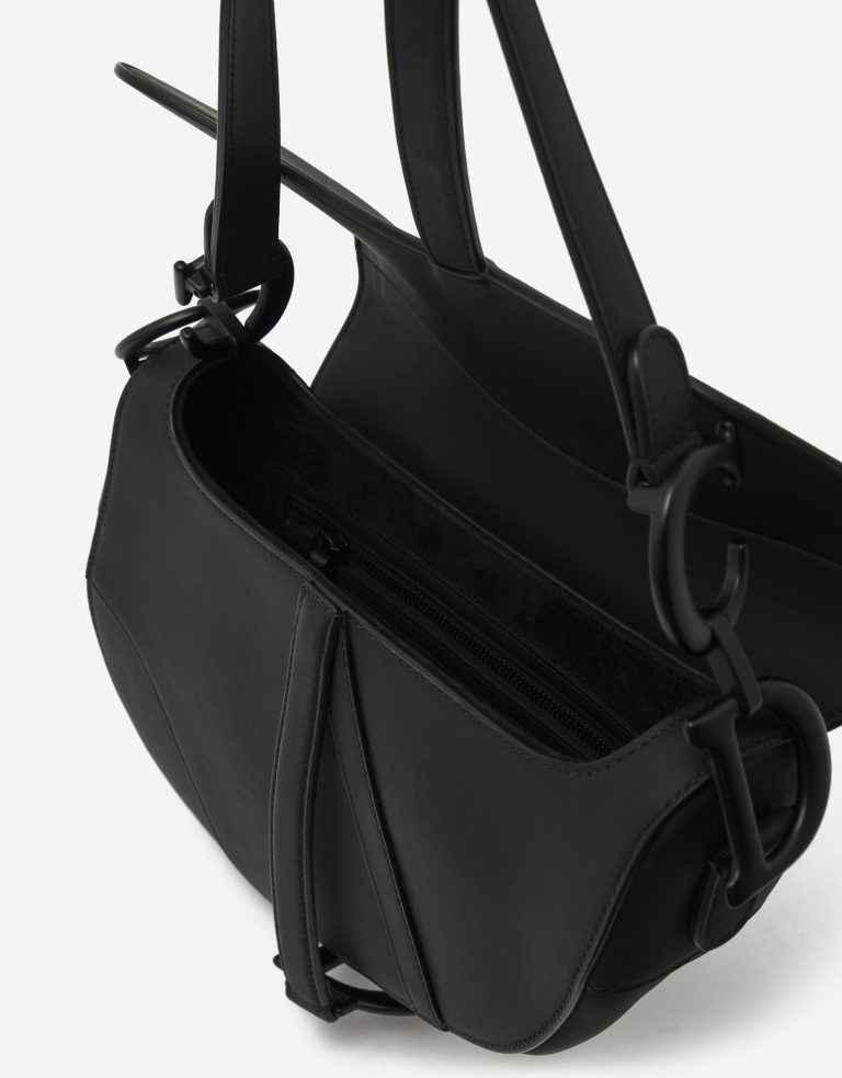 Dior saddle matte black sale