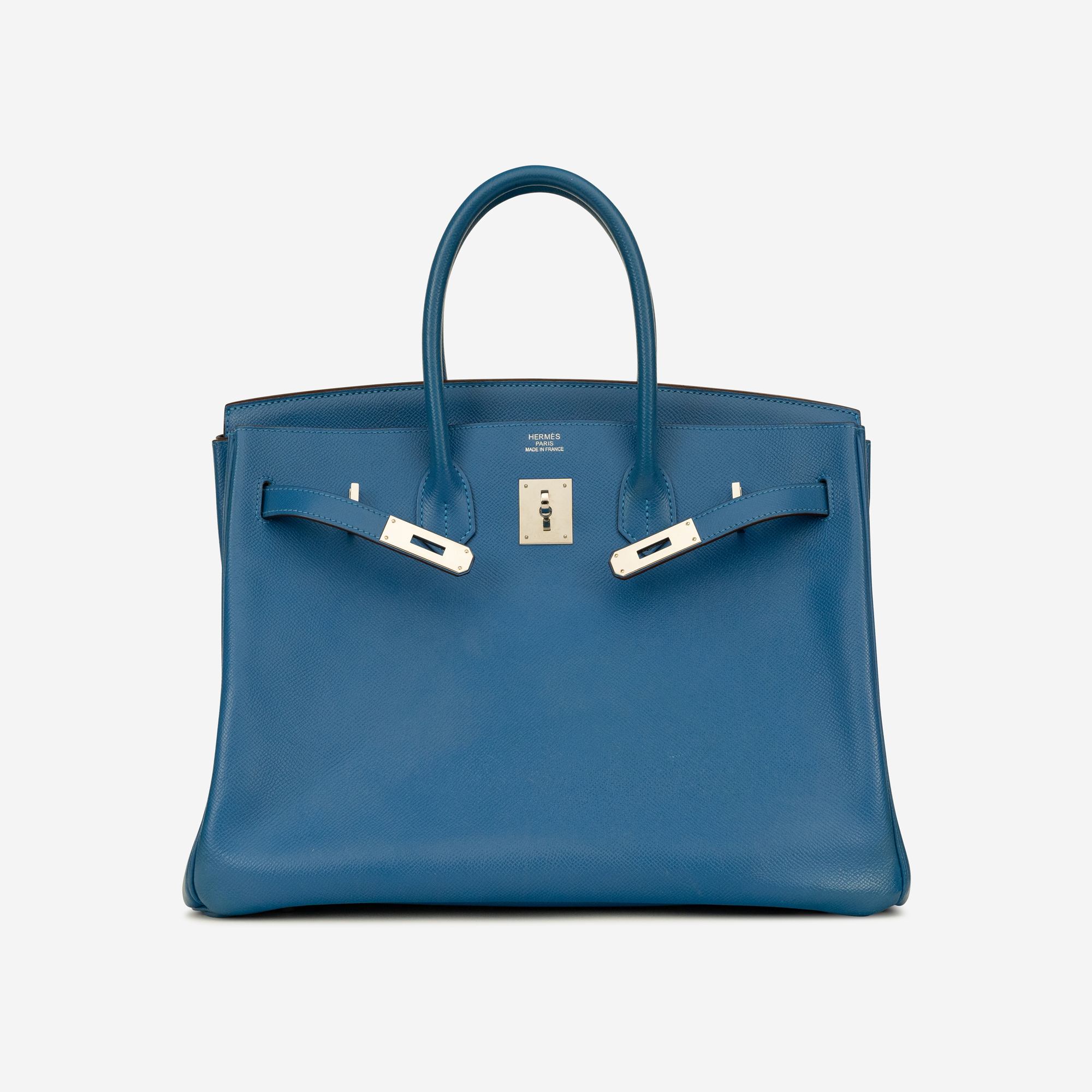 Hermès Birkin 35 Epsom Bleu Mykonos | SACLÀB