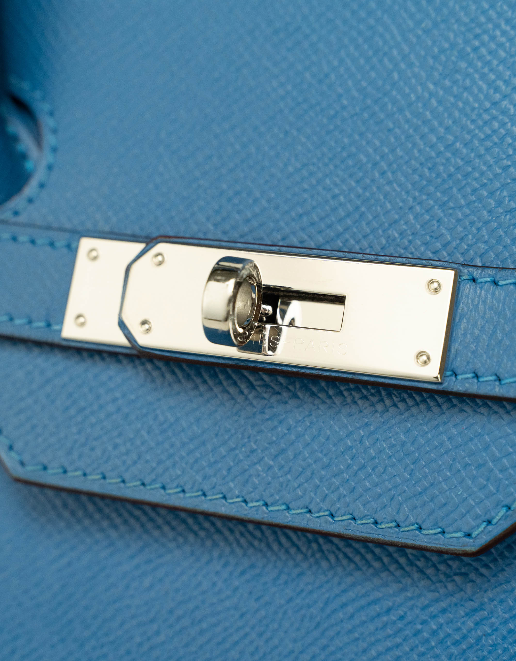 Hermès Birkin 35 Blue Mykonos Epsom Bag