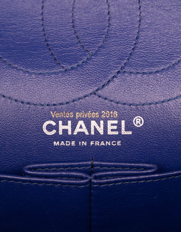 Gebrauchte Chanel Tasche 2.55 226 Patent Caviar-Leder Blau Blau | Verkaufen Sie Ihre Designer-Tasche auf Saclab.com