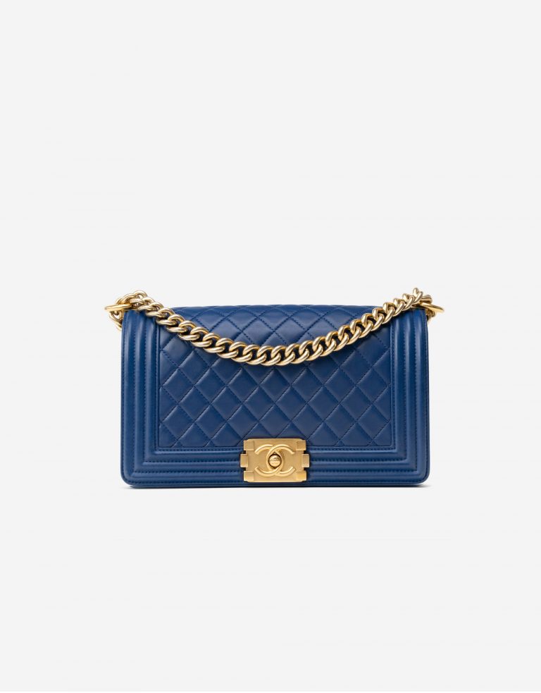 Chanel Boy Medium Lamb Blue