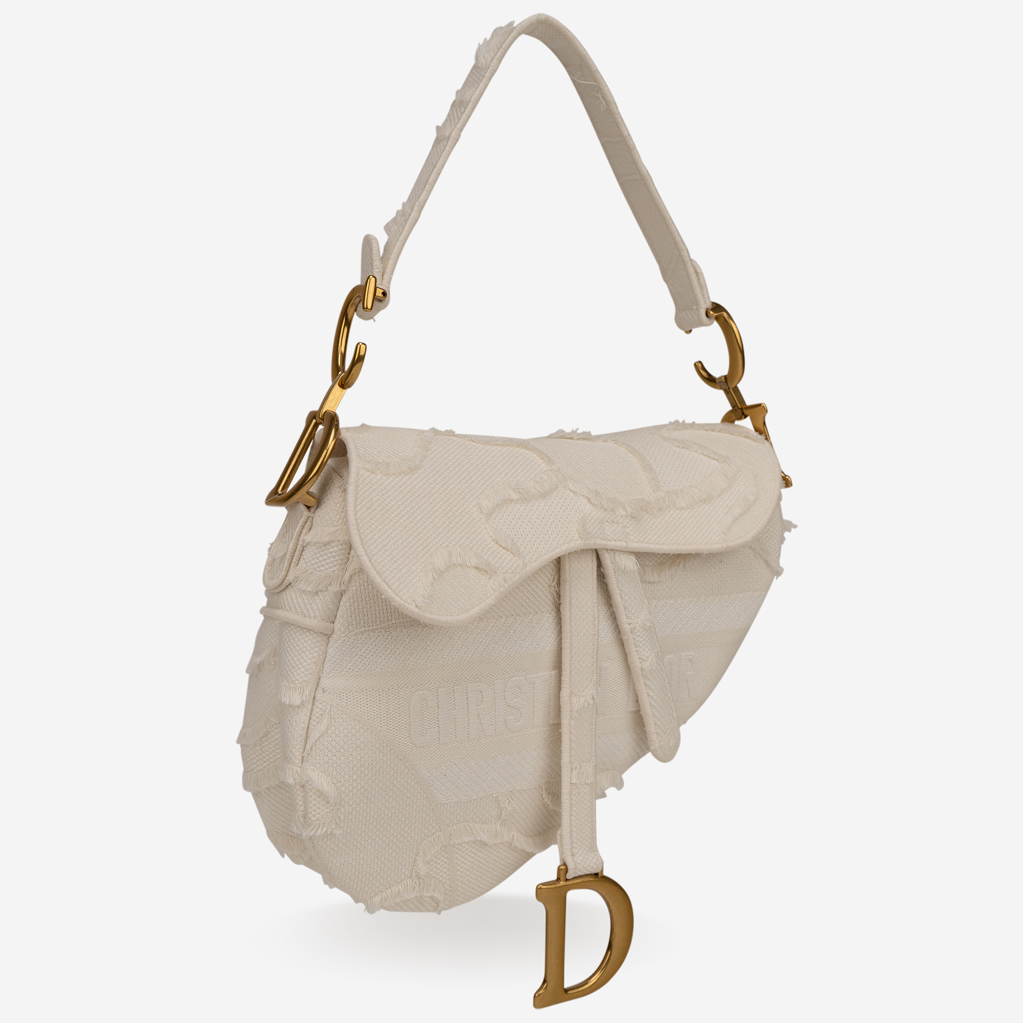 Sac Dior d'occasion Saddle Medium Camouflage White White | Vendez votre sac de créateur sur Saclab.com