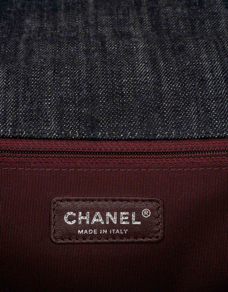 Chanel Boy Medium Denim Dark Blue / Gray