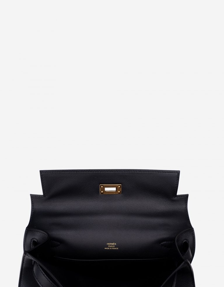 Hermès Kelly Pochette Swift Black | SACLÀB