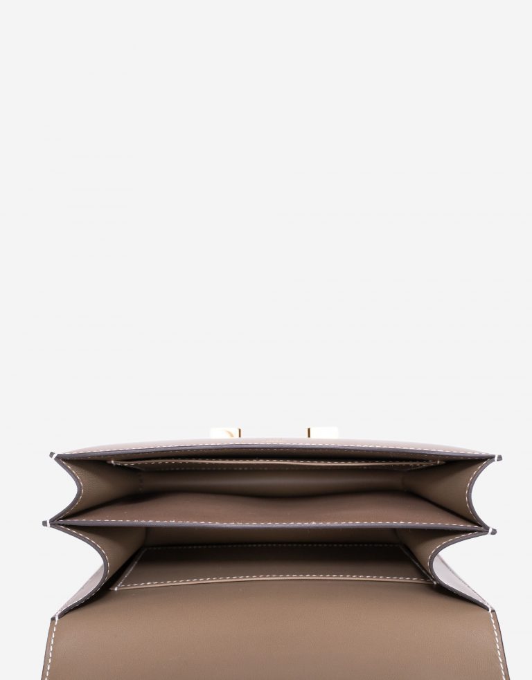 Gebrauchte Hermès Tasche Constance Mini Tadelakt Etoupe Brown | Verkaufen Sie Ihre Designer-Tasche auf Saclab.com