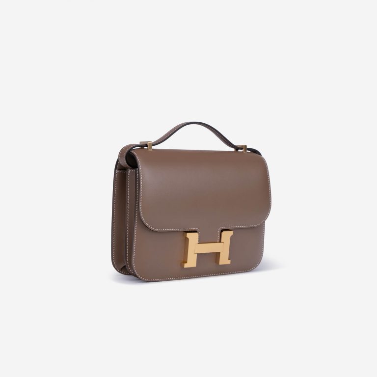 Gebrauchte Hermès Tasche Constance Mini Tadelakt Etoupe Brown | Verkaufen Sie Ihre Designer-Tasche auf Saclab.com