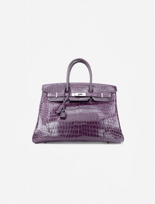 Hermès Birkin 35 Crocodile Porosus Améthyste