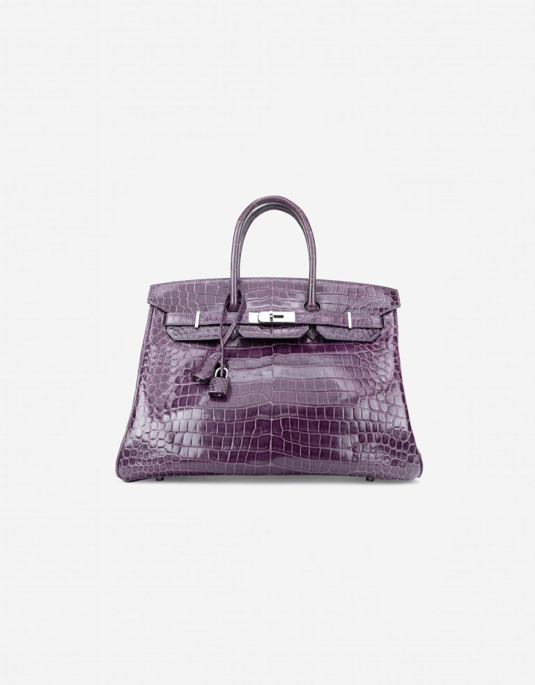 Hermès Birkin 35 Porosus Krokodilleder Amethyst