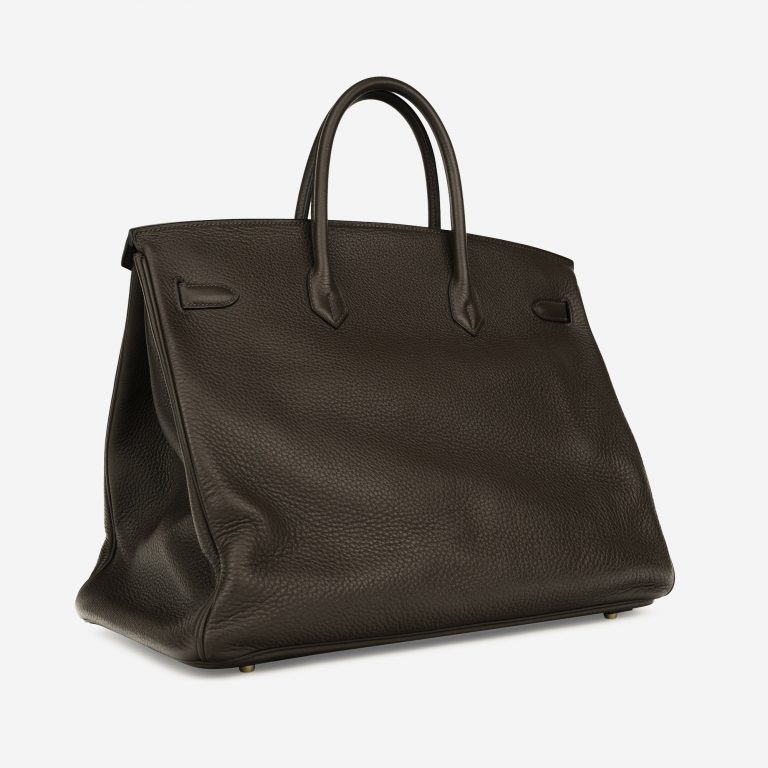 Hermès Birkin 40 Taurillon Clémence Vert Bronze