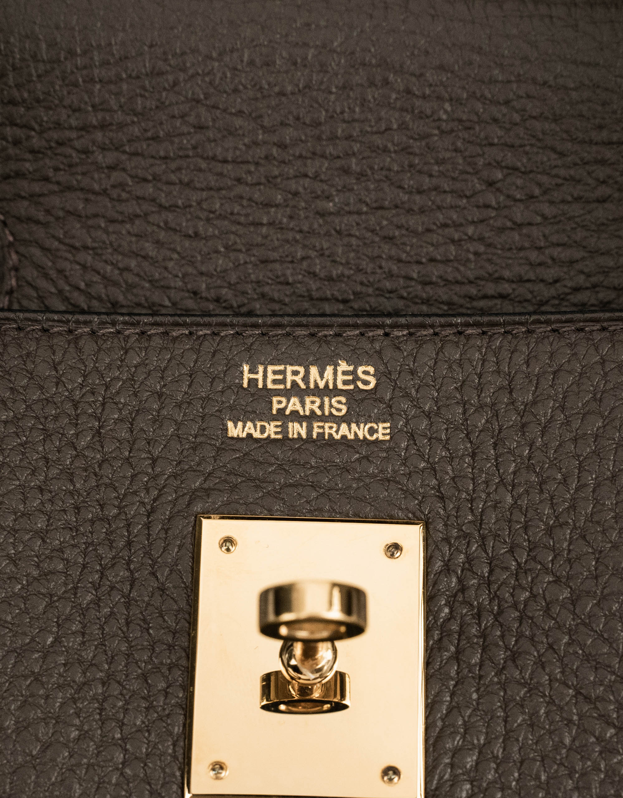 Hermès Birkin 40 Taurillon Clémence Vert Bronze