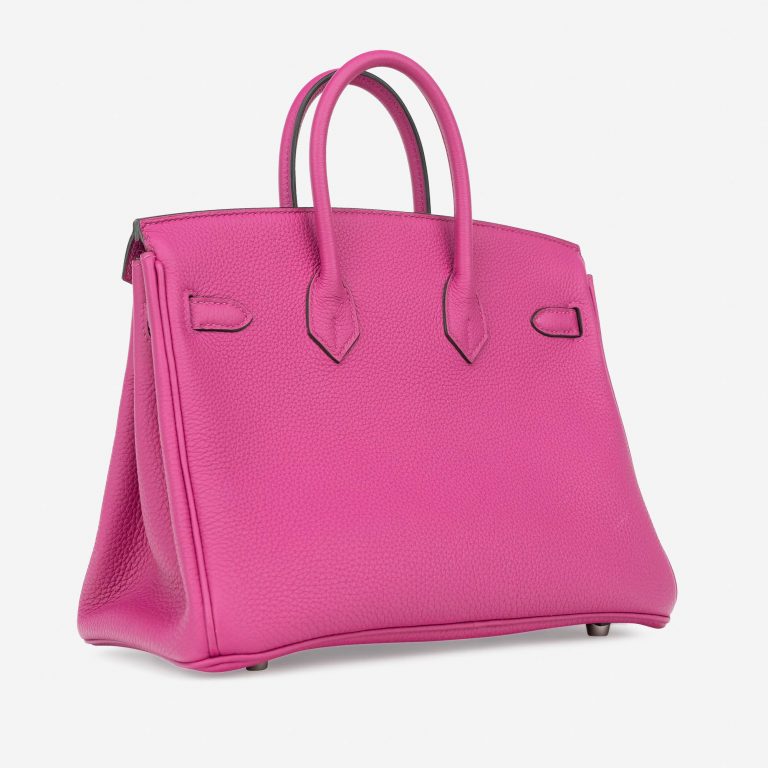 Pre-owned Hermès bag Birkin 25 Togo Rose Pourpre Pink | Sell your designer bag on Saclab.com