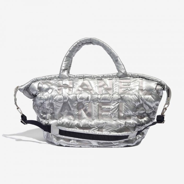 Chanel Shopper XXL Nylon Silber